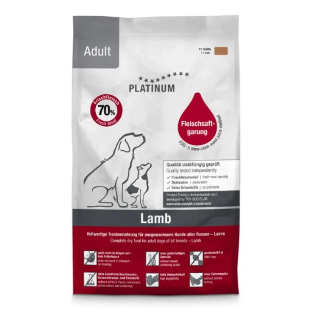 Platinum Kuzulu Yetişkin Köpek Maması 5kg