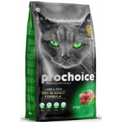 ProChoice Pro 36 Kuzu Eti ve Pirinçli Yetişkin Kedi Maması 2kg