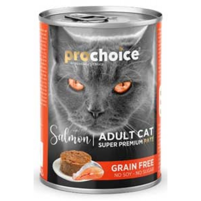 ProChoice Salmon Somon Etli Tahılsız Kedi Konservesi 400gr