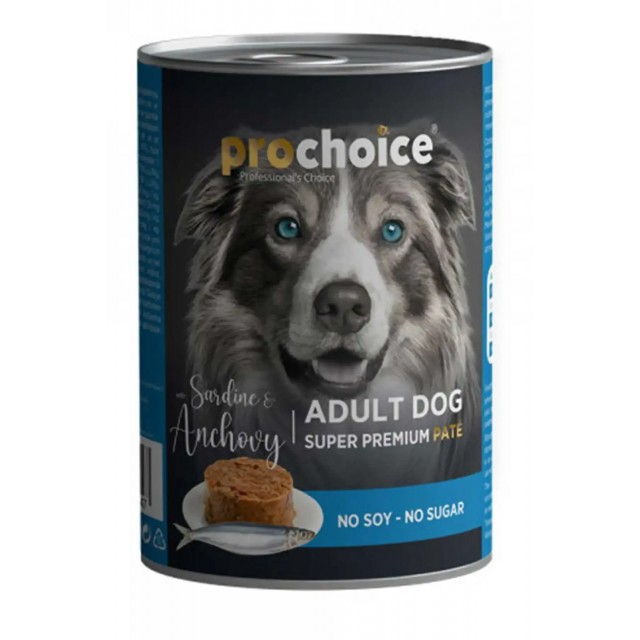 ProChoice Sardalya ve Hamsili Ezme Yetişkin Köpek Konservesi 400gr