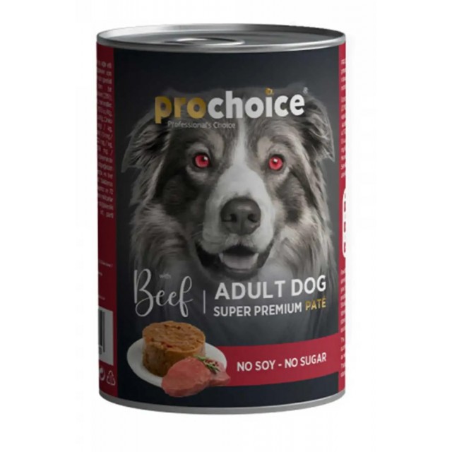 ProChoice Sığır Etli ve Pirinçli Ezme Yetişkin Köpek Konservesi 400gr