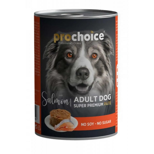 ProChoice Somonlu ve Pirinçli Ezme Yetişkin Köpek Konservesi 400gr