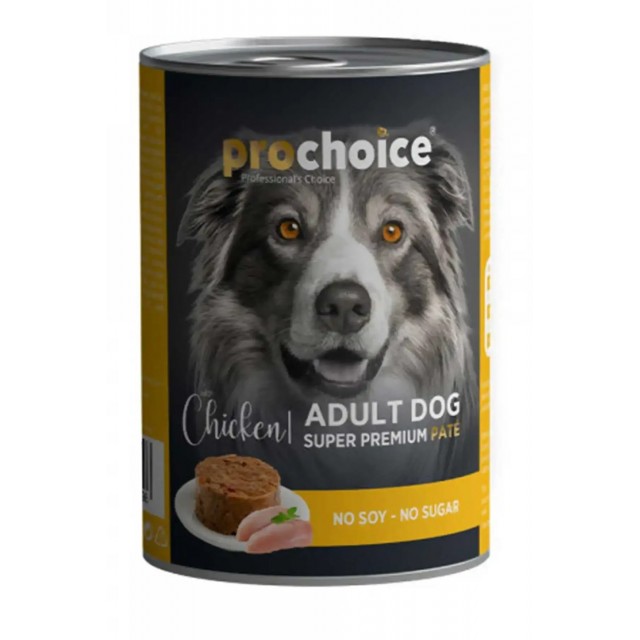 ProChoice Tavuk Etli ve Pirinçli Ezme Yetişkin Köpek Konservesi 400gr