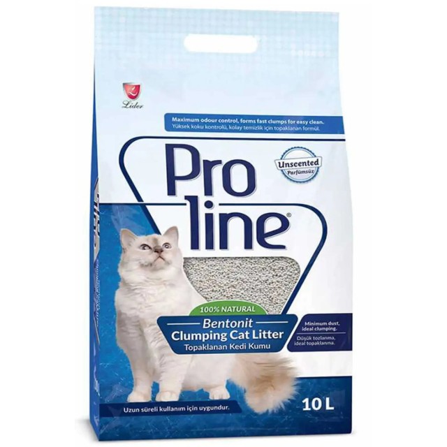 Proline Bentonit Kedi Kumu Parfümsüz 10lt