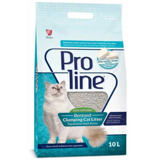 Proline Marsilya Sabunlu Bentonit Kedi Kumu 10lt