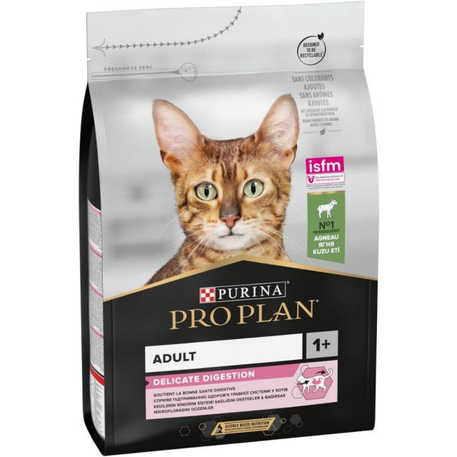 Pro Plan Delicate Kuzu Etli Yetişkin Seçici Kedi Maması 3 kg