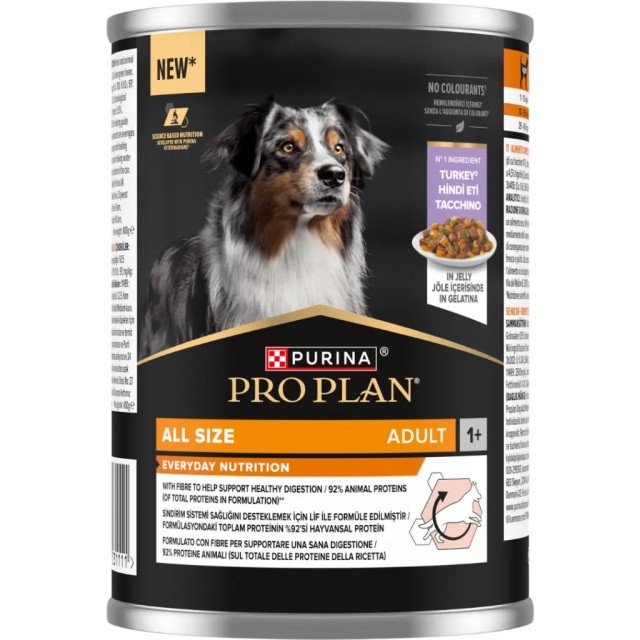 Pro Plan Everday Nutrition Jöle İçerisinde Hindi Etli Köpek Konservesi 400 Gr 12 Adet
