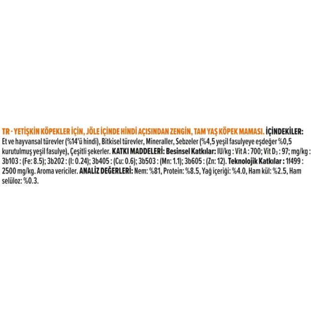 Pro Plan Everday Nutrition Jöle İçerisinde Hindi Etli Köpek Konservesi 400 Gr 12 Adet