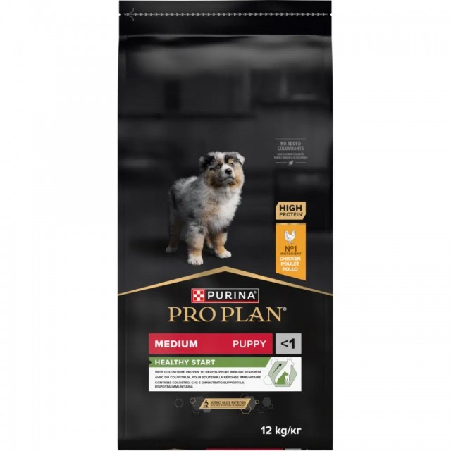 Pro Plan Healty Start Medium Puppy Tavuklu Orta Irk Yavru Köpek Maması 12 Kg