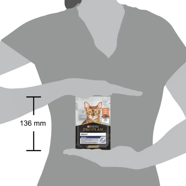 Pro Plan İndoor Sos İçerisinde Somonlu Yetişkin Kedi Yaş Maması Pouch 85 Gr