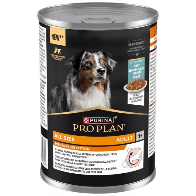 Pro Plan Jöle İçinde Balıklı Yetişkin Köpek Konservesi 400gr