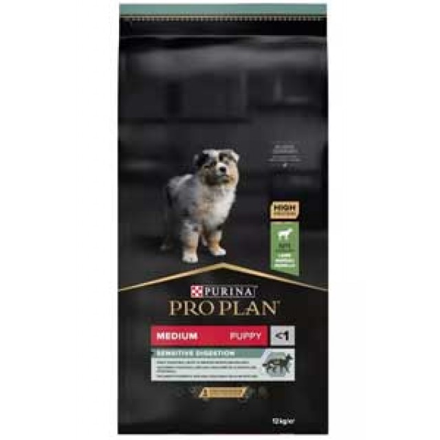Pro Plan Puppy Kuzu Etli Orta Irk Hassas Mideli Yavru Köpek Maması 12kg