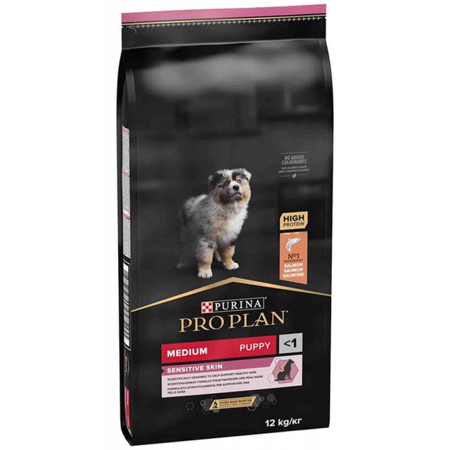 Pro Plan Puppy Somonlu Orta Irk Hassas Derili Yavru Köpek Maması 12kg
