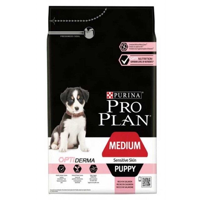 Pro Plan Puppy Somonlu Orta Irk Hassas Derili Yavru Köpek Maması 3kg