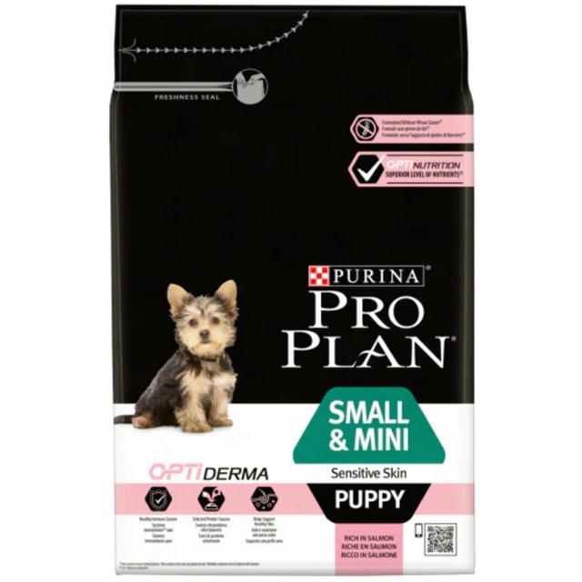 Pro Plan Puppy Somonlu Küçük Irk Hassas Derili Yavru Köpek Maması 3kg