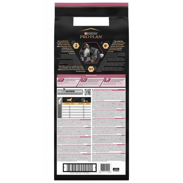 Pro Plan Somonlu Orta Irk Hassas Derili Yetişkin Köpek Maması 14kg + 2,5kg
