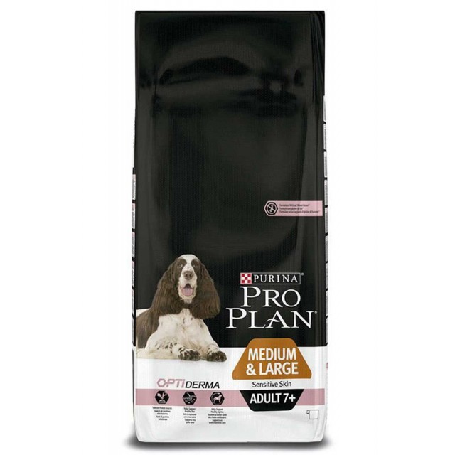 Pro Plan Somonlu Senior +7 Orta ve Büyük Irk Yaşlı Köpek Maması 14kg