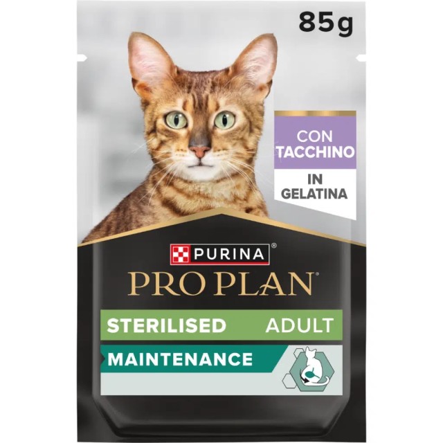 Pro Plan Sterilised Jöle İçerisinde Hindi Etli Kısırlaştırılmış Kedi Yaş Maması Pouch 85 Gr 26 Adet