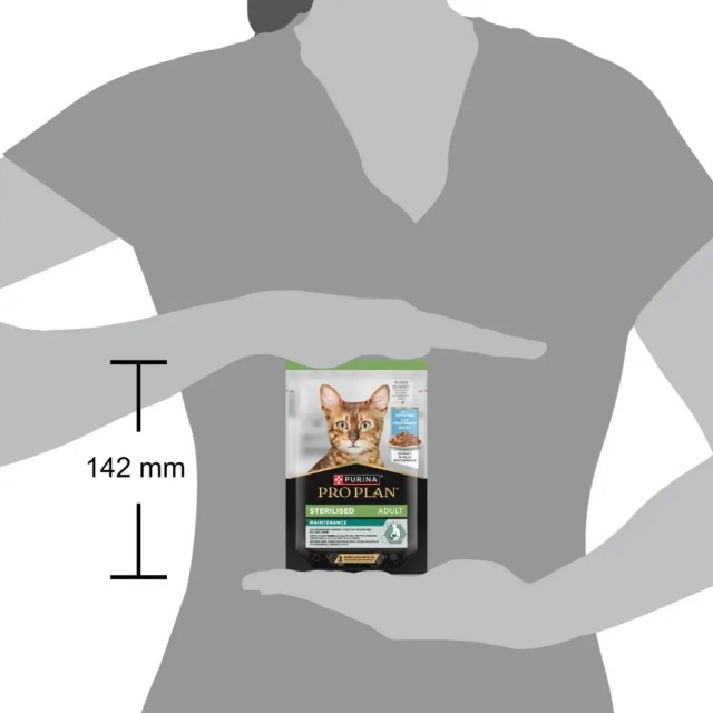 Pro Plan Sterilised Sos İçinde Beyaz Balıklı Kısırlaştırılmış Pouch Kedi Yaş Maması 85 Gr