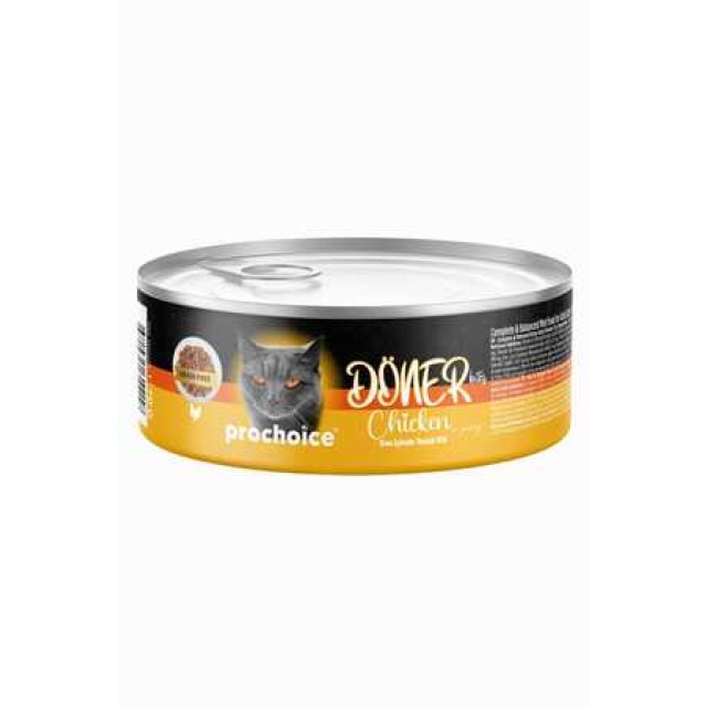 Prochoice Döner Sos İçinde Tavuk Etli Tam ve Dengeli Yetişkin Kedi Konservesi 70gr