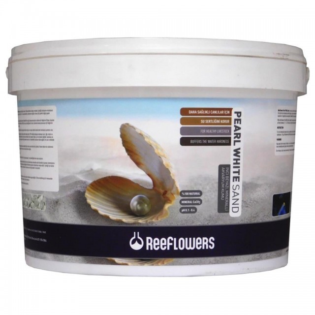 ReeFlowers Pearl White Sand Mineralli Akvaryum Kumu ( 1-1,5 mm ) 25 kg
