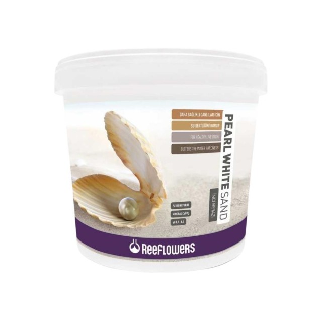 ReeFlowers Pearly White Sand Akvaryum Kumu 0,5-1 mm 25 Kg