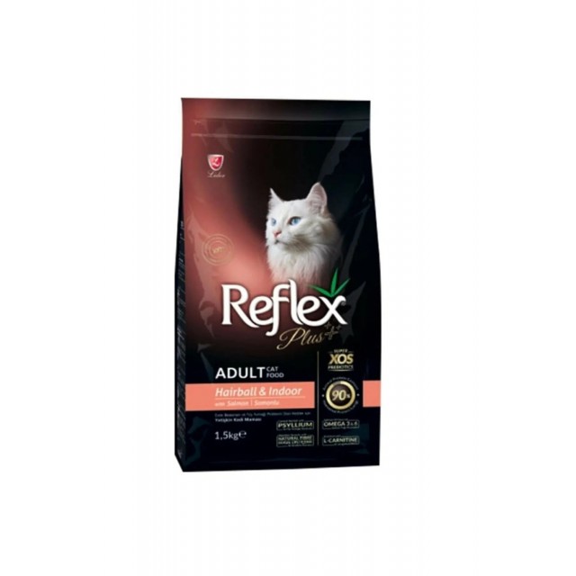 Reflex Adult Hairball Somonlu Yetişkin Kedi Maması 1,5 kg