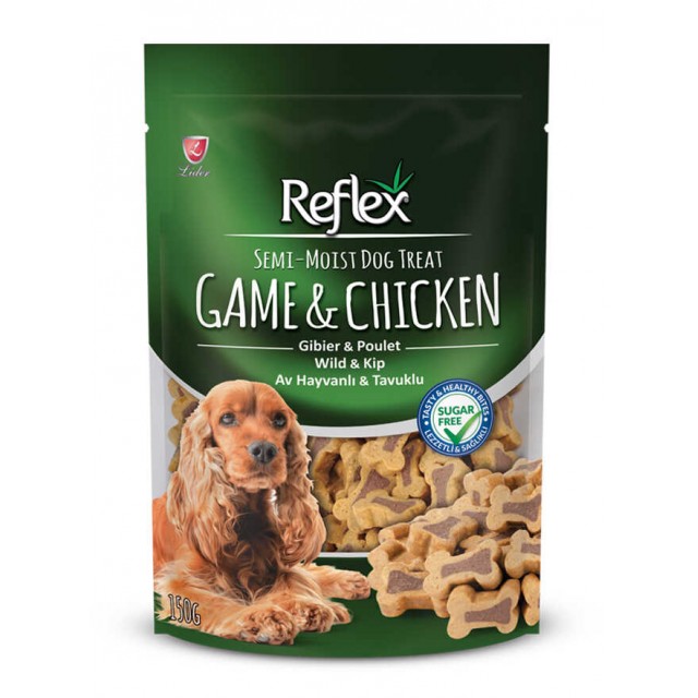 Reflex Av Hayvanlı ve Tavuklu Köpek Ödül Maması 150gr