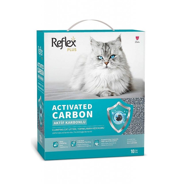 Reflex Box Active Carbon Gri Kedi Kumu 10lt