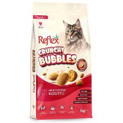 Reflex Crunchy Bubbles Kuzu Etli Yetişkin Kedi Maması 1kg