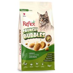 Reflex Crunchy Bubbles Üriner Sistem Destekleyici Tavuklu Yetişkin Kedi Maması 1kg