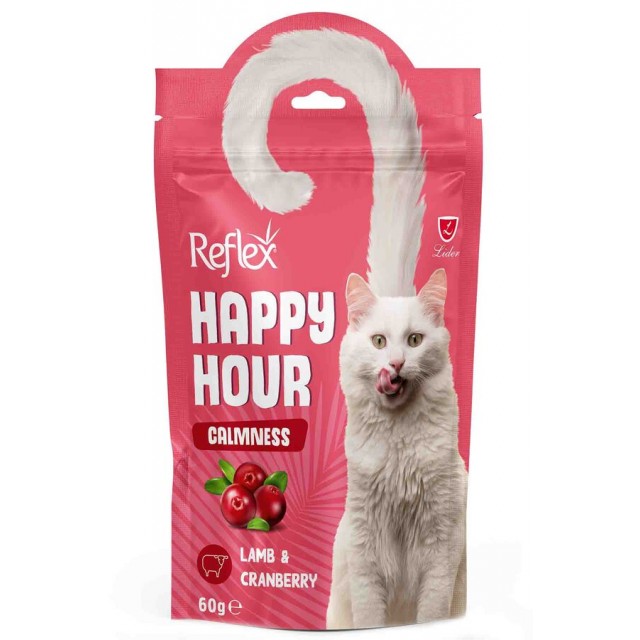 Reflex Happy Hour Sakinleşmeyi Destekleyici Kedi Ödül Maması 60gr