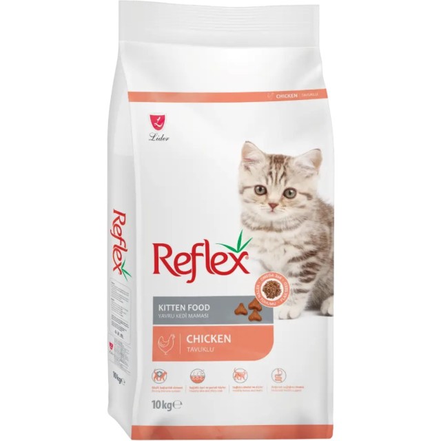 Reflex Kitten Tavuklu Yavru Kedi Maması 10 Kg