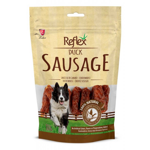 Reflex Ördek Etli Sosis Köpek Ödül Maması 80gr
