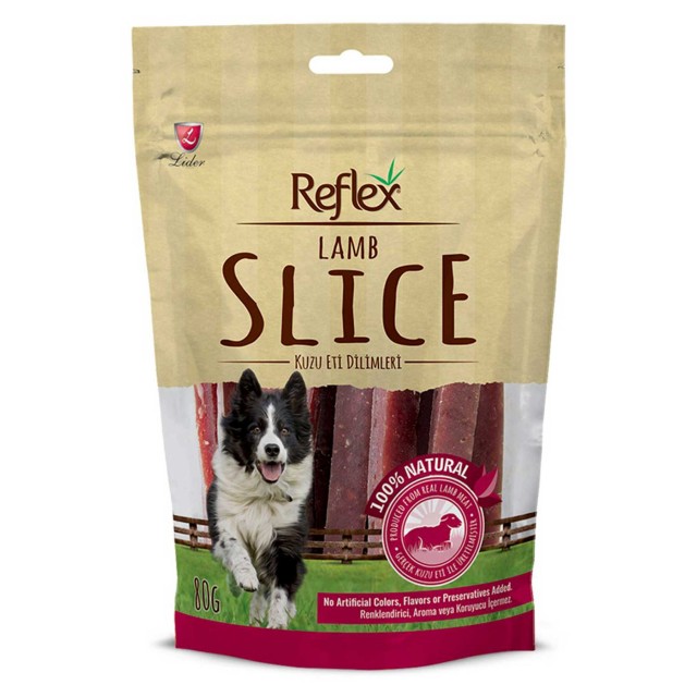 Reflex Kuzu Etli Şerit Şeklinde Köpek Ödül Maması 80gr