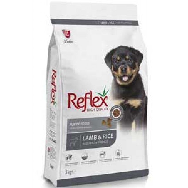 Reflex Puppy Kuzu Eti ve Pirinçli Yavru Köpek Maması 3kg