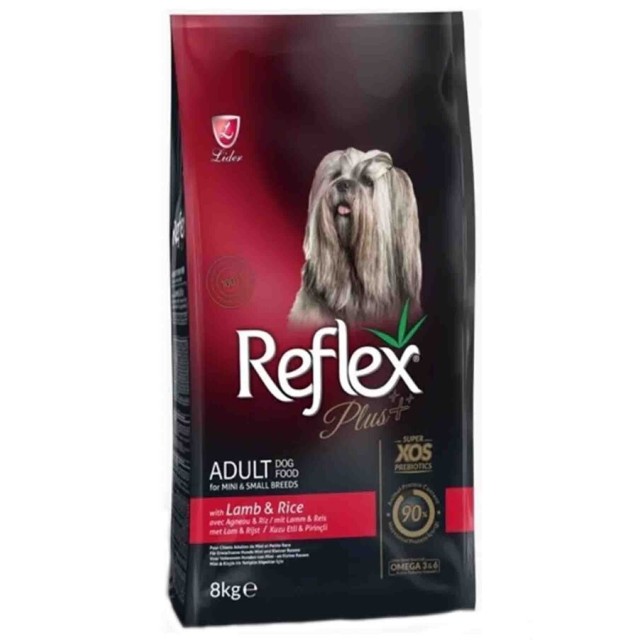Reflex Plus Kuzu Etli Pirinçli Küçük Irk Köpek Maması 8kg