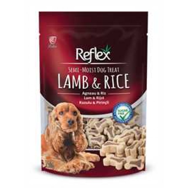 Reflex Kuzulu ve Pirinçli Köpek Ödül Maması 150gr
