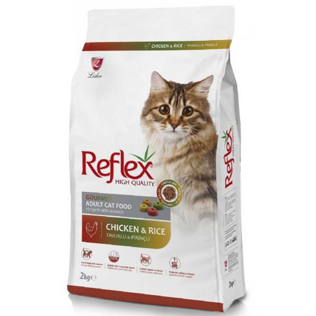 Reflex Multi Color Tavuklu ve Pirinçli Yetişkin Kedi Maması 2kg