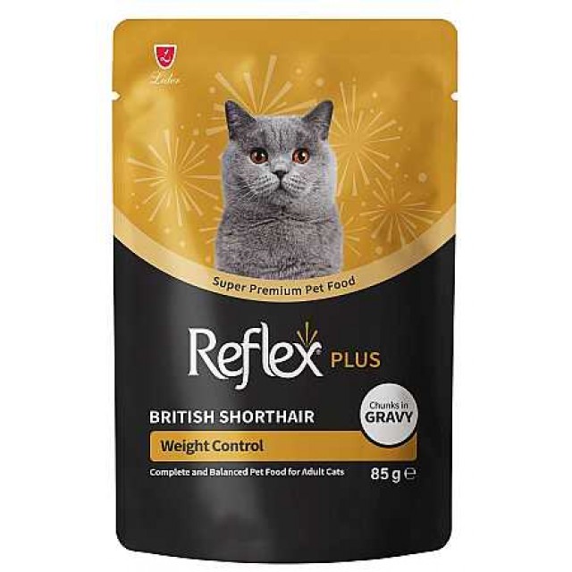 Reflex Plus Britsh Shorthair Yetişkin Kedi Konservesi 85gr