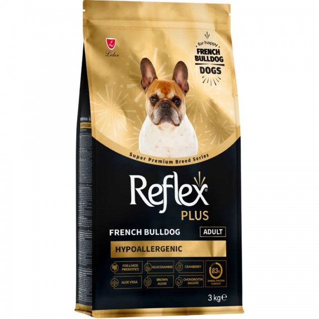 Reflex Plus French Bulldog Adult Yetişkin Köpek Maması 3 Kg