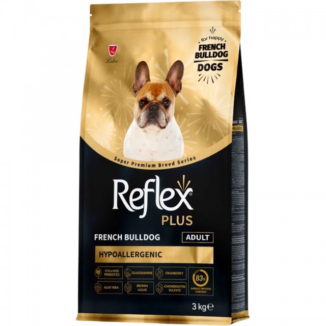 Reflex Plus French Bulldog Adult Yetişkin Köpek Maması 3 Kg