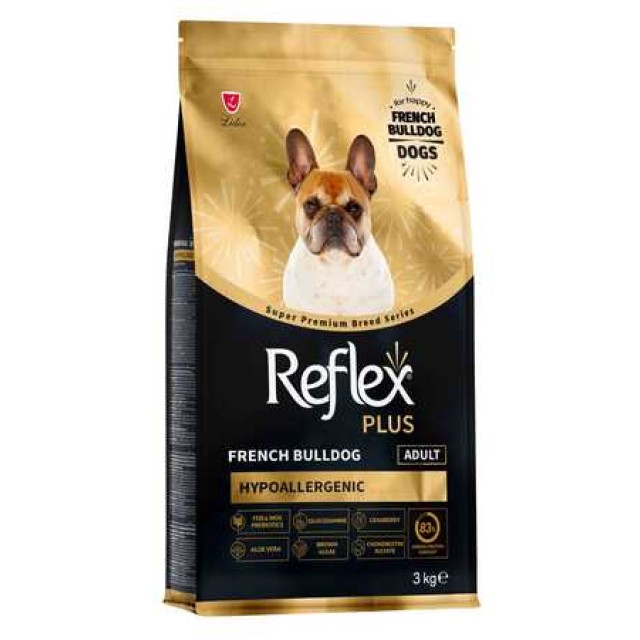 Reflex Plus French Bulldog Yetişkin Köpek Maması 3kg