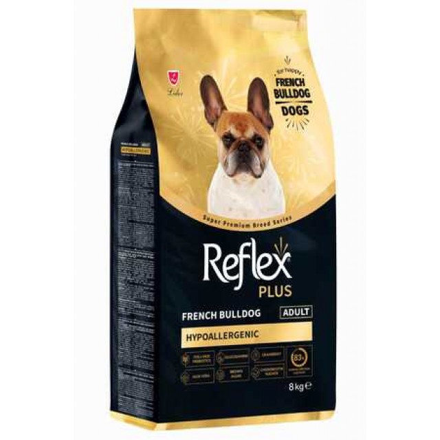 Reflex Plus French Bulldog Yetişkin Köpek Maması 8kg