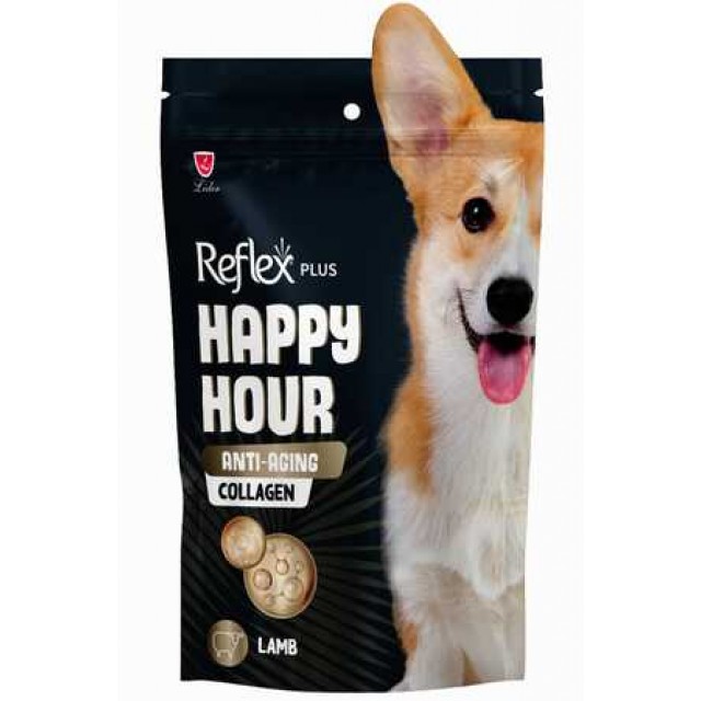 Reflex Plus Happy Hour Kuzulu Anti-Aging Collagen Yetişkin Köpekler İçin Ödül Maması 60gr
