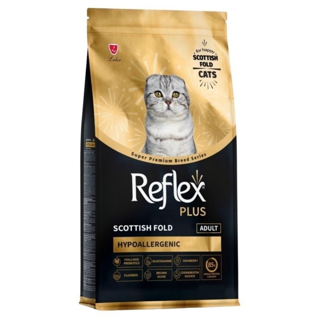 Reflex Plus Hipoalerjenik Scottish Fold Yetişkin Kedi Maması 8 kg