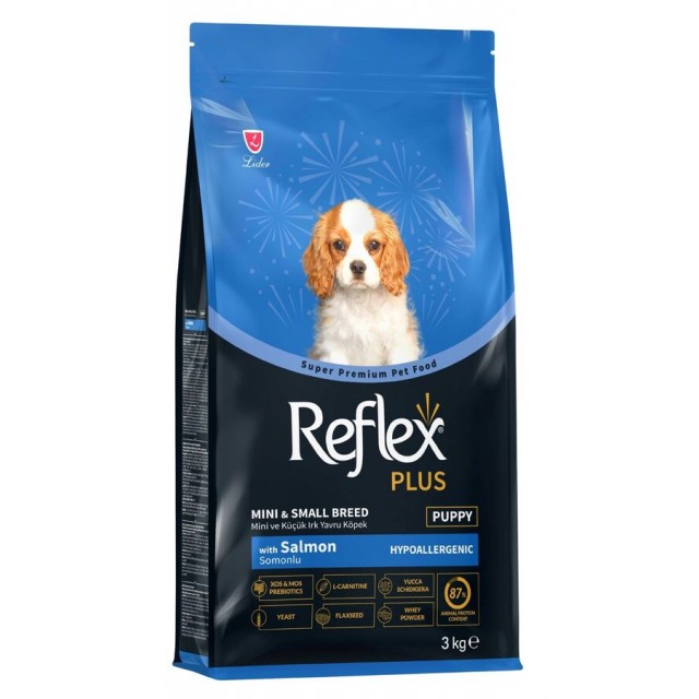 Reflex Plus Hipoalerjenik Somonlu Küçük Irk Yavru Köpek Maması 3kg