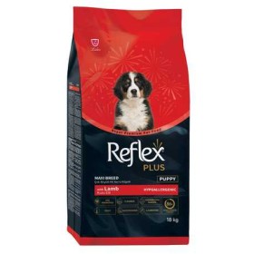 Reflex Plus Junior Kuzu Etli Pirinçli Büyük Irk Yavru Köpek Maması 18kg