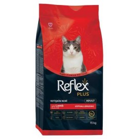 Reflex Plus Kuzu Eti ve Pirinçli Yetişkin Kedi Maması 15kg