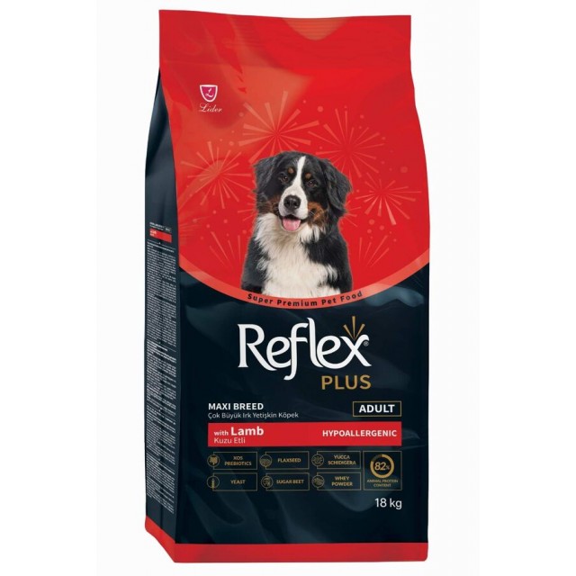 Reflex Plus Kuzulu Büyük Irk Yetişkin Köpek Maması 18kg